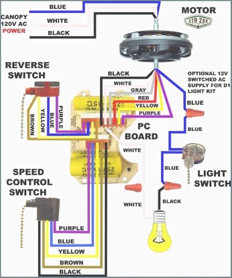 original hunter fan switch wiring diagram