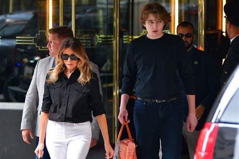 Barron Trump Turns Heads After New Photos Of Him Towering