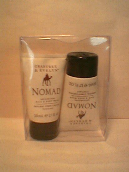 crabtree evelyn nomad hair and body wash 1 7 oz travel x2 men s toiletries