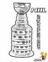 Coloring Hockey Pages Colouring Nhl Blackhawks Maple Leafs Trophy Teams Stanley Cup Penguins Print Logo Color Clipart Logos Sheets Canada sketch template
