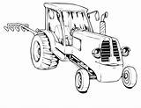 Tractor Kids Printable sketch template