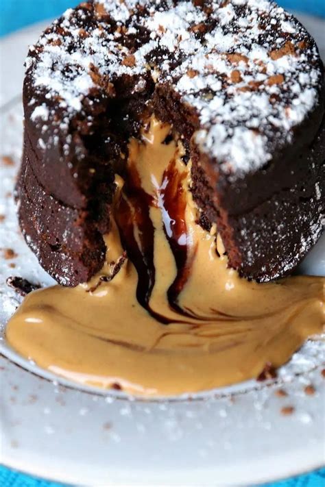 peanut butter chocolate molten lava cakes recipe jenns blah blah blog