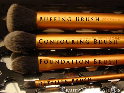 beauty   brown girl real techniques brushes review