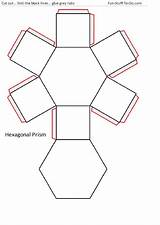 Hexagonal Prism Templates Template Pdf Printable sketch template