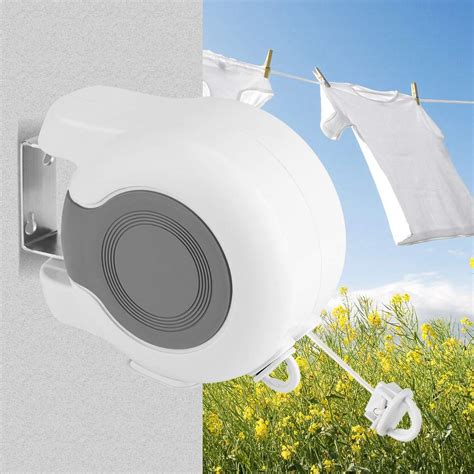 clothes lineretractable double washing   wall bracket wall mounted long clothes drying