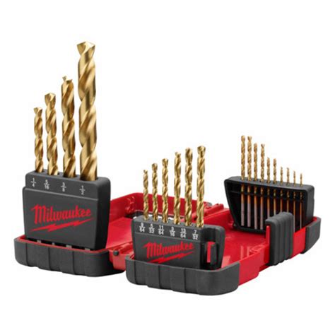 milwaukee 48 89 1105 20 piece titanium drill bit set