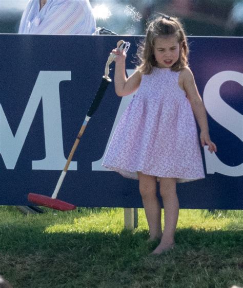 Princess Charlotte Steals The Show At Charity Polo Match See The