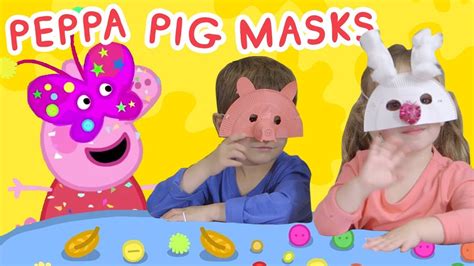 peppa pig   peppa pig mask youtube