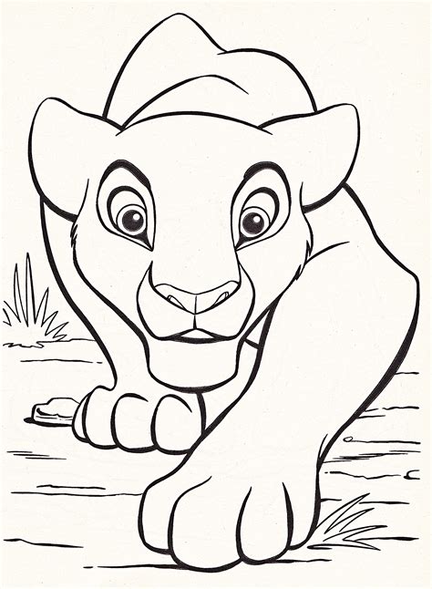 disney coloring pages lion king  large images lion king