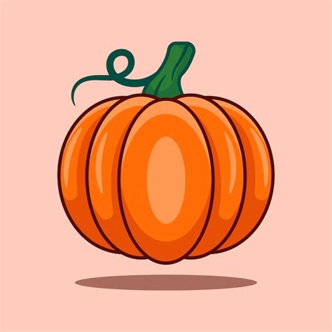 premium vector pumpkin cartoon vector illustration