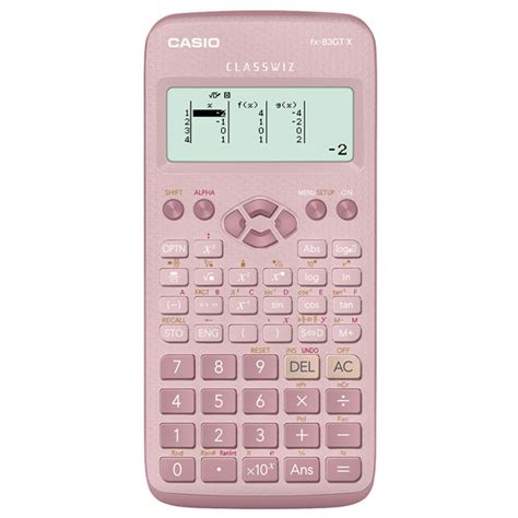 casio fx gtx gcse scientific calculator pink rapid