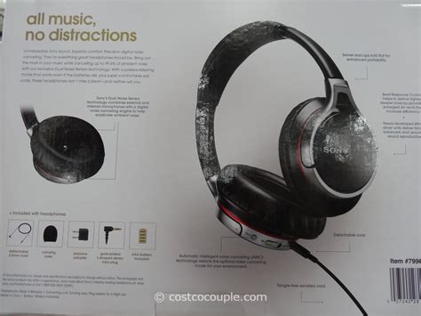 sony noise cancelling headphones mdrrc