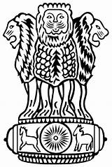 National Emblem Drawing Indian Colouring Pages Coloring Colour Sketch Drawings Painting Park Wallpaper Country Wallpapers Gif Collections Template sketch template