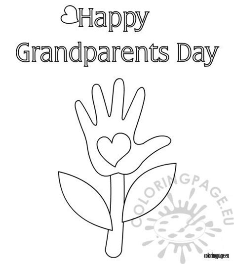 grandparents day clip art coloring pages cliparts