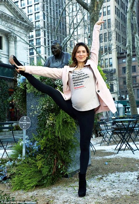 pregnant hilaria baldwin does yoga for international women s day