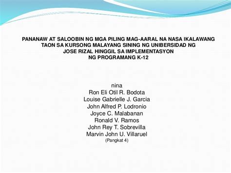 thesis  filipino sample