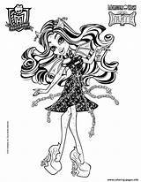 Monster High Coloring Pages Rochelle Goyle Haunted Hellokids Print Printable Color Girls Dolls Kids Pdf Popular sketch template
