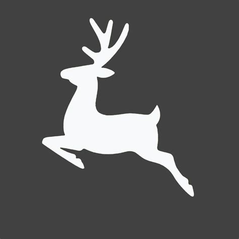 reindeer silhouette silhouette christmas reindeer silhouette christmas