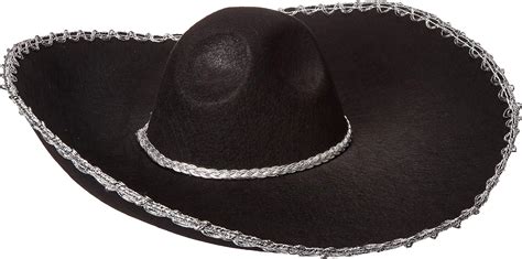 Forum Novelties Mens Adult Oversized Sombrero Costume Hat Black One