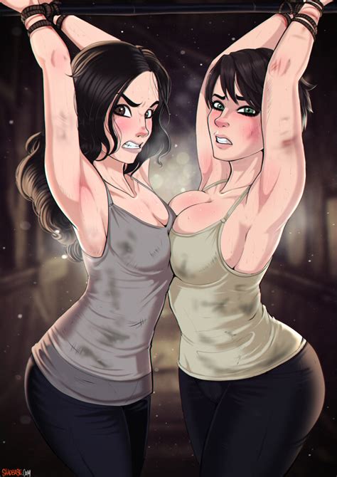 mia and zoe resident evil 7 by therealshadman cred