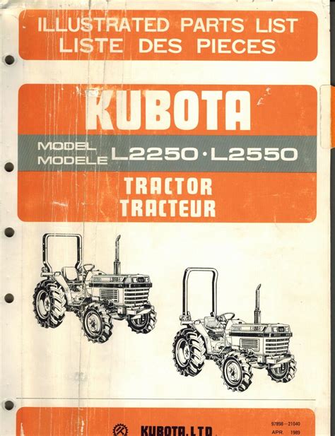 kubota    tractor parts manual  ebay