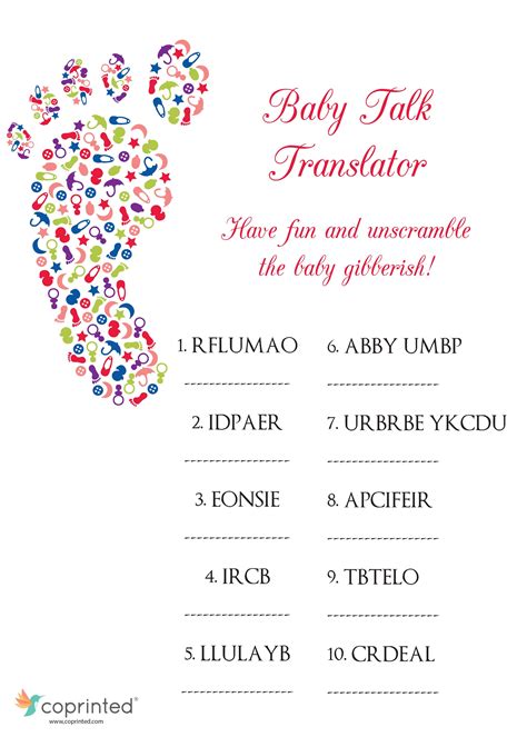 printable baby shower game baby shower ideas pinterest baby