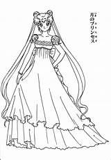 Serenity Tsuki Moons Matsuri Sailormoon sketch template