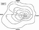 Topographic Map Contour Maps Model Lines Building Build Simple Topography Science Topo Draw Hill Cross Middle Berkeley Ucmp Read Do sketch template