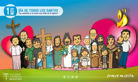 accion catolica argentina celebramos  todos los santos  recordamos