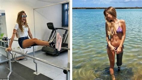 amputee model paola antonini who lost her leg in a serious car accident is now a popular model