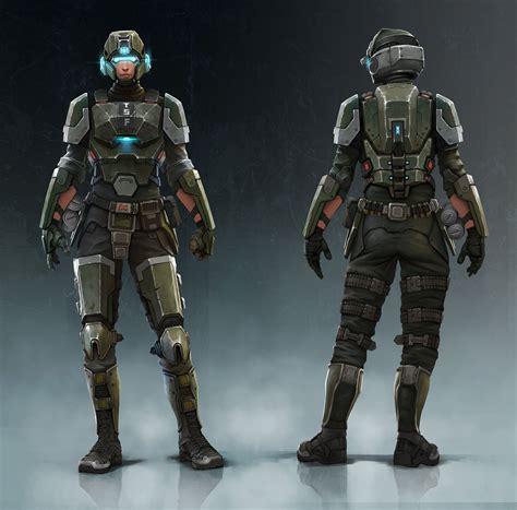 female armor armor concept sci fi armor