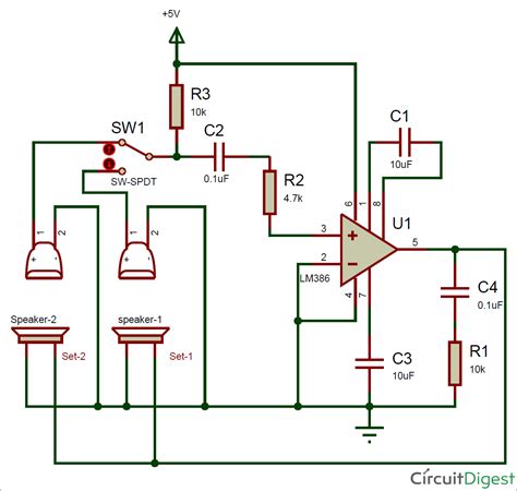 simple   intercom circuit diagram