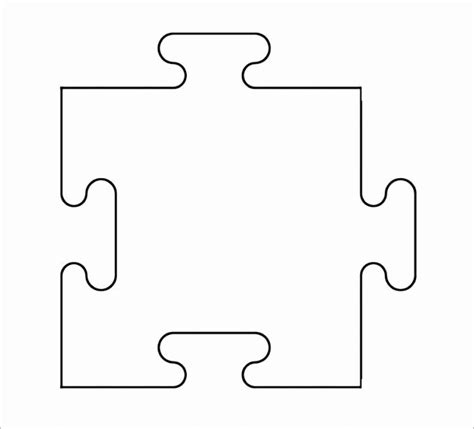 puzzle pieces template  word  document template