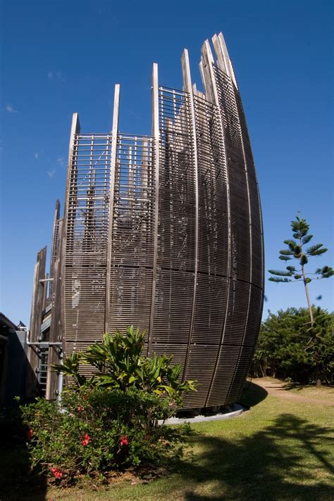 marie tjibaou cultural center  caledonia  renzo piano architecture amazing