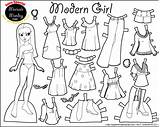 Paper Doll Printable Dolls Template Color Choose Board Cut Coloring Boy sketch template