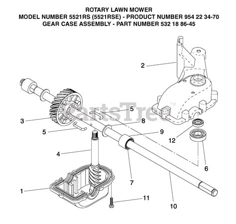 Husqvarna 5521 Rs 954223270 Husqvarna 21 Walk Behind Mower 2004