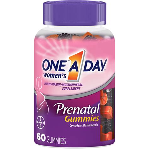 day womens prenatal multivitamin gummies supplement     pregnancy