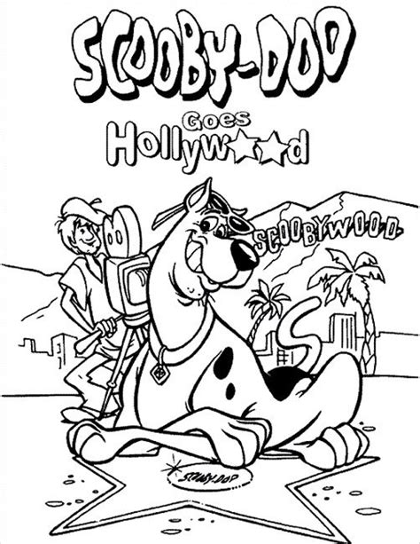 scooby doo coloring sheets printable cartoon coloring pages scooby