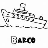 Colorear Barco Barcos Transporte Aereos Nombres Terrestre Coches Bomberos Tren Helvania Guiainfantil sketch template
