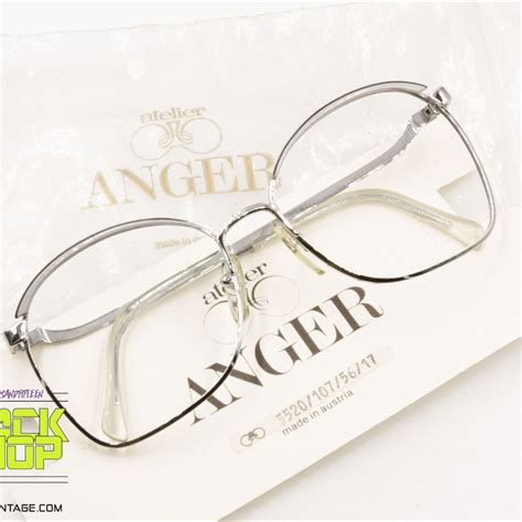 anger atelier mod 5520 107 vintage women eyeglass frame eyebrows