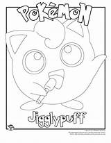 Jigglypuff Woo Colouring Woojr sketch template