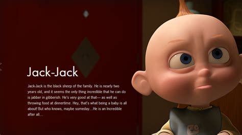 incredibles  sequel  focus   jack jack