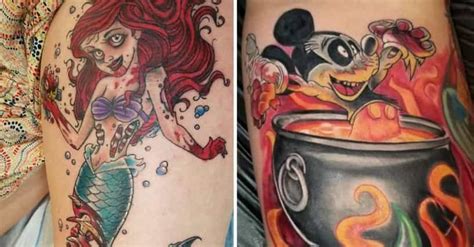20 dark disney tattoos that ll scar you for life