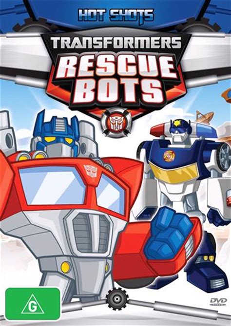 Transformers Rescue Bots Hot Shots Animated Dvd Sanity