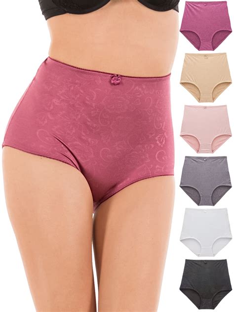 barbra lingerie tummy control panties 6 pack s plus size girdles for