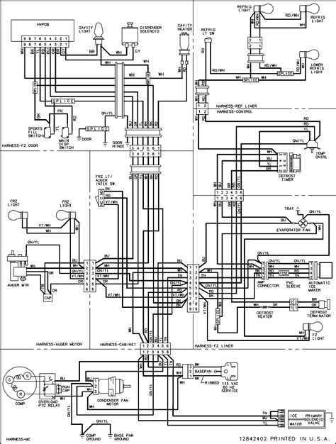 whirlpool refrigerator wiring diagram printable form templates  letter