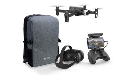 drone sans fil parrot pack anafi fpv habitat
