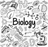 Biologie Deckblatt Gekritzel sketch template