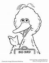 Bird Big Elmo Sesame Street Coloring Pages Printable sketch template