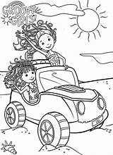Pages Coloring Cars Girls Kids Toy Driving sketch template